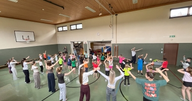 Bewegter Vormittag in der VS Wang